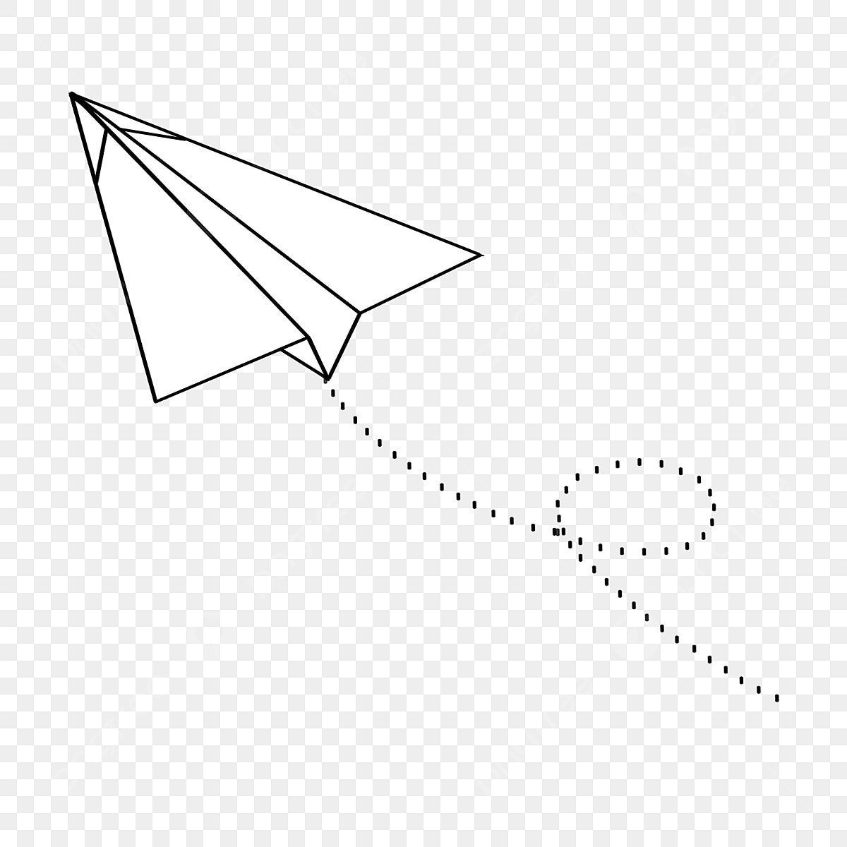 Как нарисовать бумажный самолетик