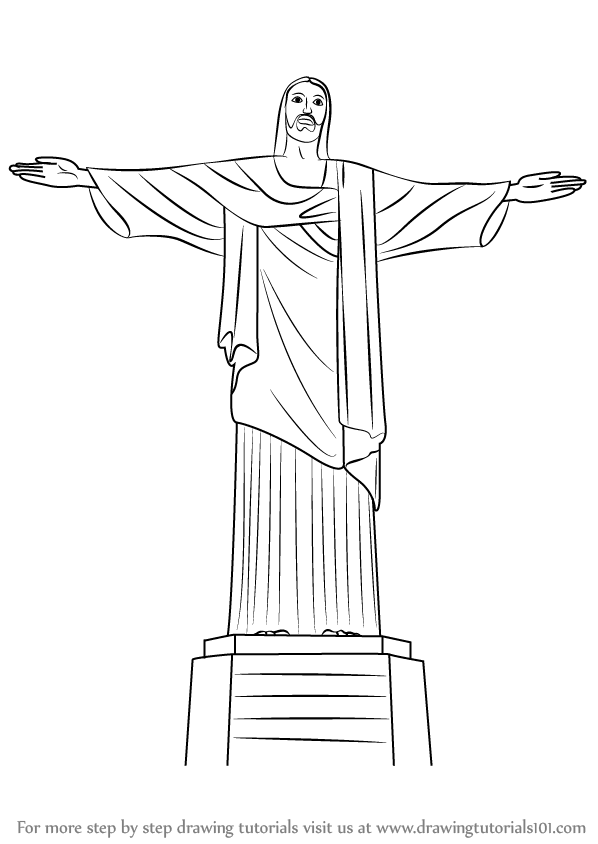 Как нарисовать статую человека