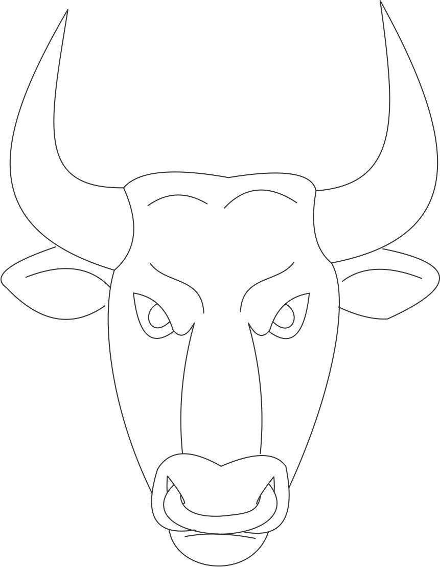 Как легко нарисовать быка легко