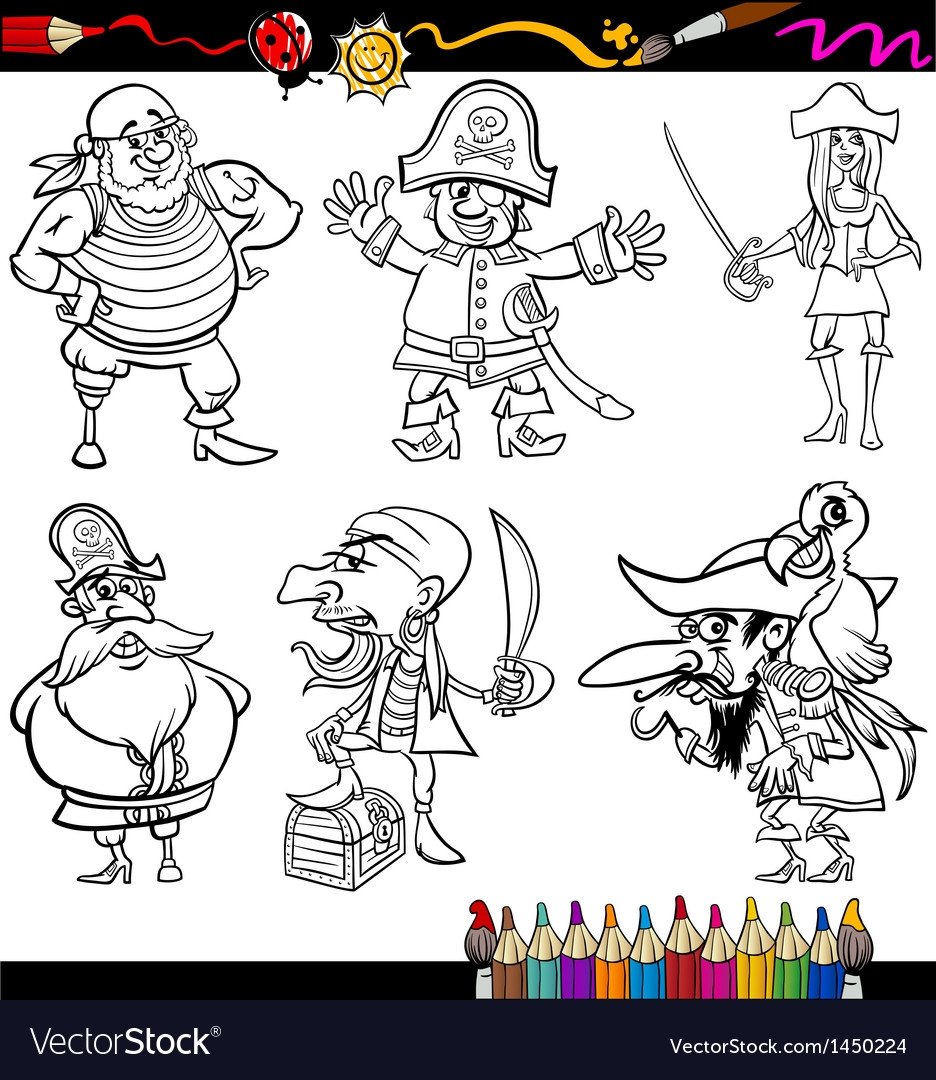 Пиратские рисунки карандашом