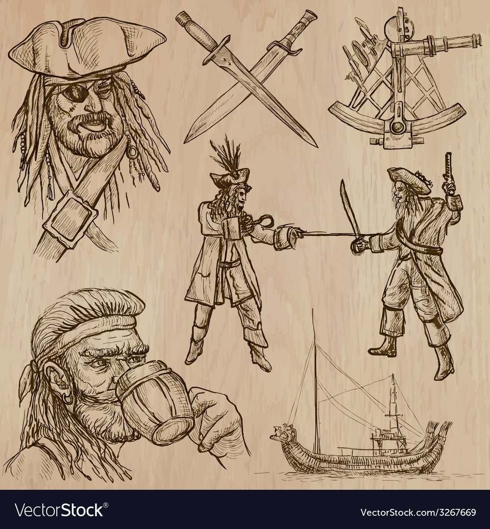 Рисуем пиратов