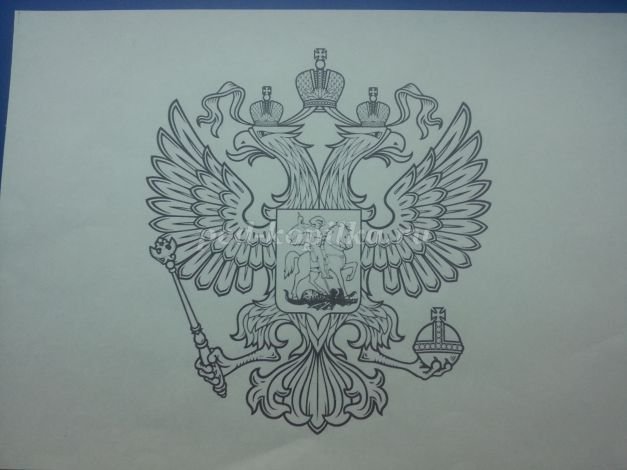 Герб россии рисовать поэтапно карандашом