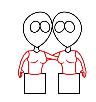 Пошагово рисовать подружек