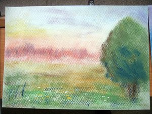 Сухая пастель для начинающих поэтапно