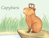 Капибара рисунок поэтапно (46 фото)