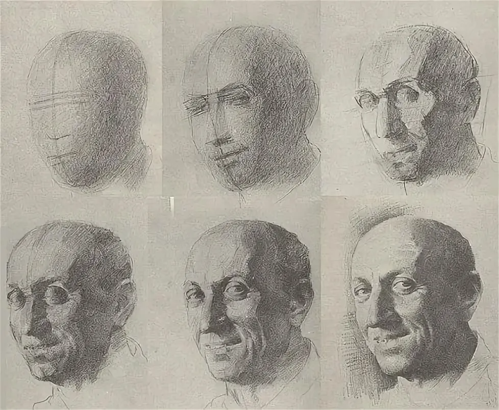 Академический рисунок уроки. Учебный рисунок" (а.м.соловьёв,г.б.Смирнов,е.с.Алексеева). Академический портрет построение. Портрет в ракурсе. Рисование головы.