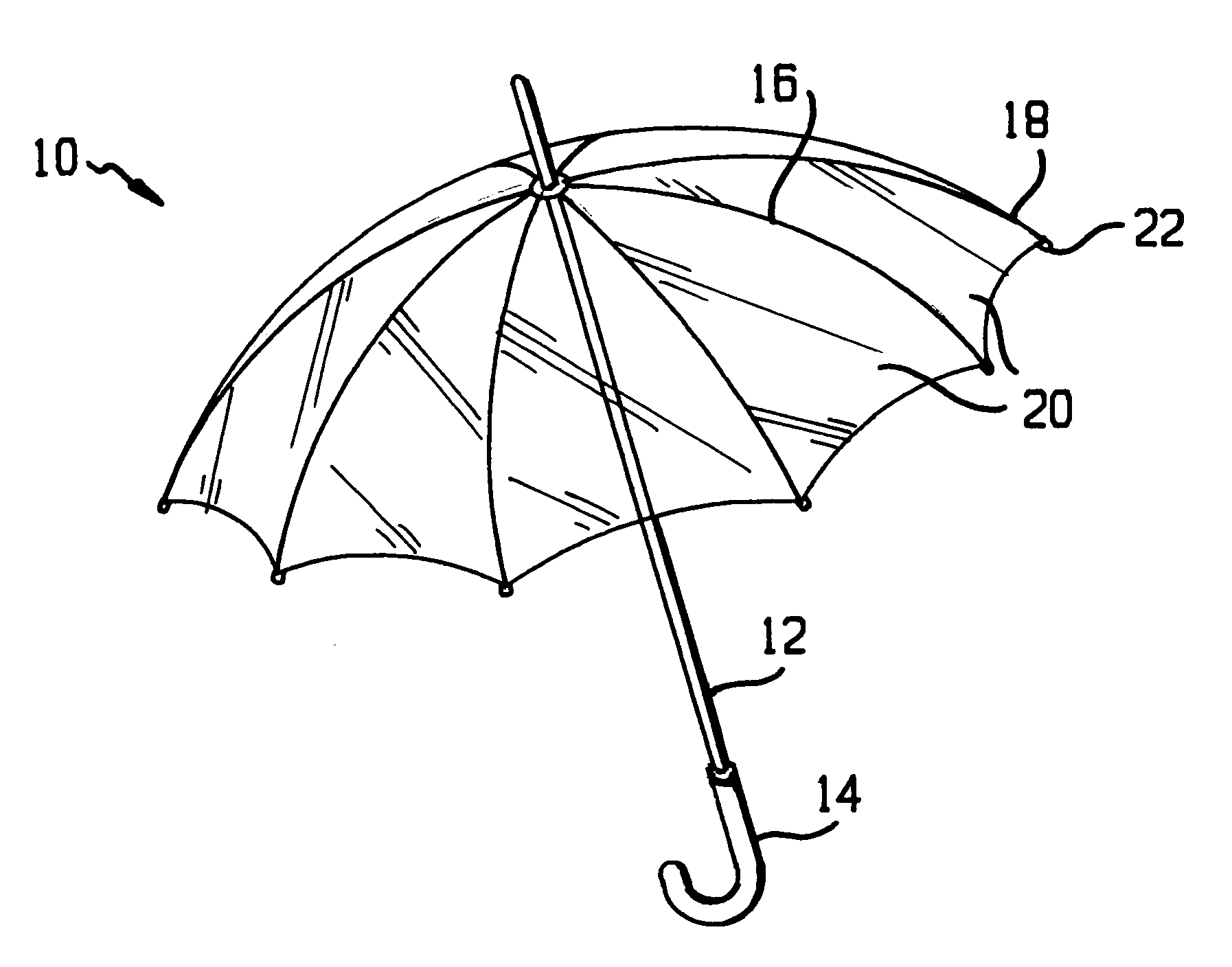 Поэтапное рисование зонтика для детей