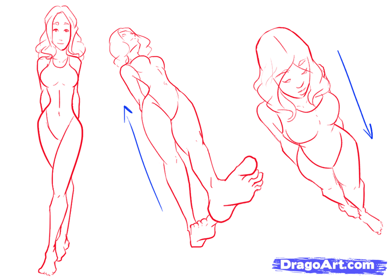 Рисовать женские. Перспектива тела референс. Женские позы. Ракурсы тела. Ракурсы тела для рисования.