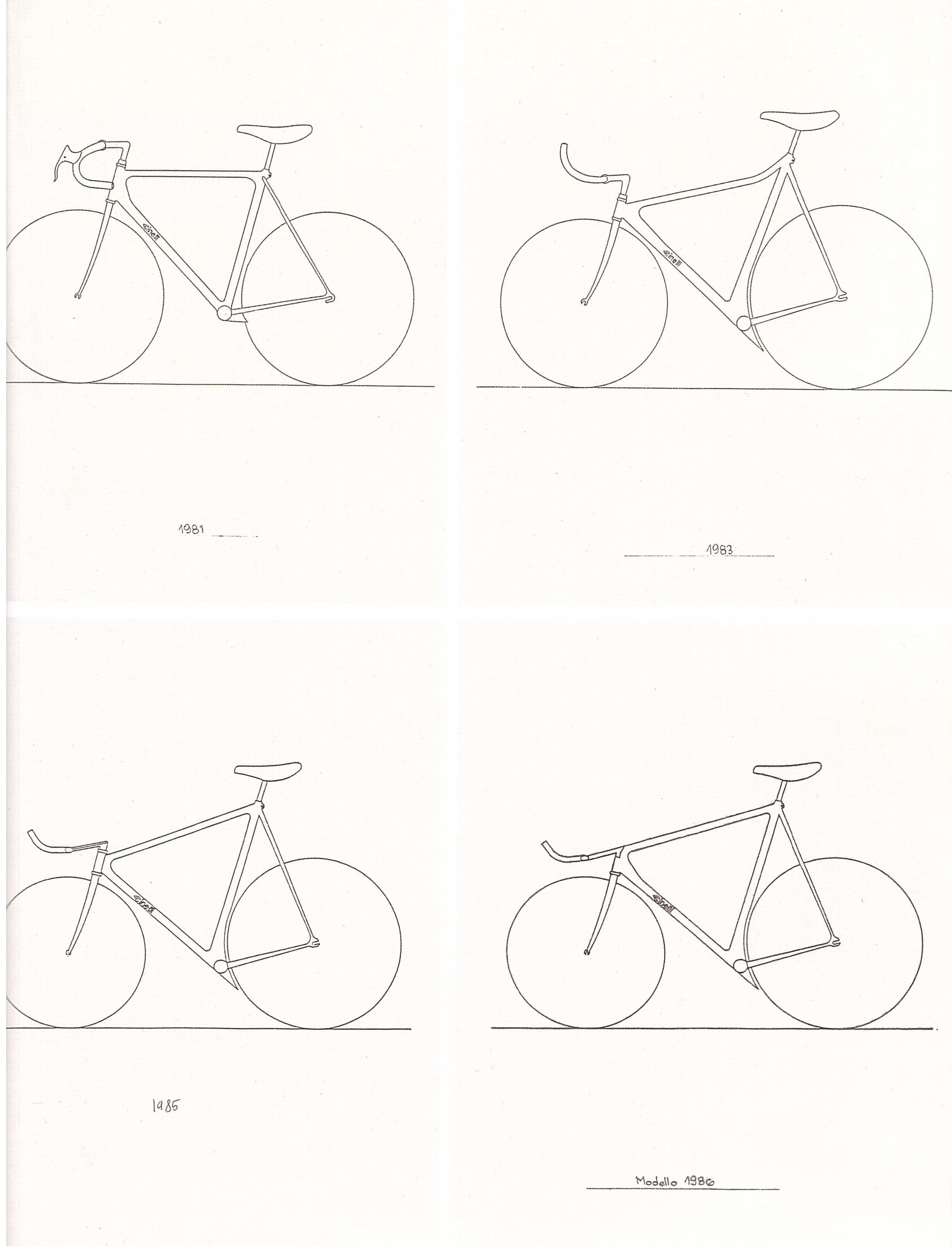 Велосипед Cinelli фикс чертеж