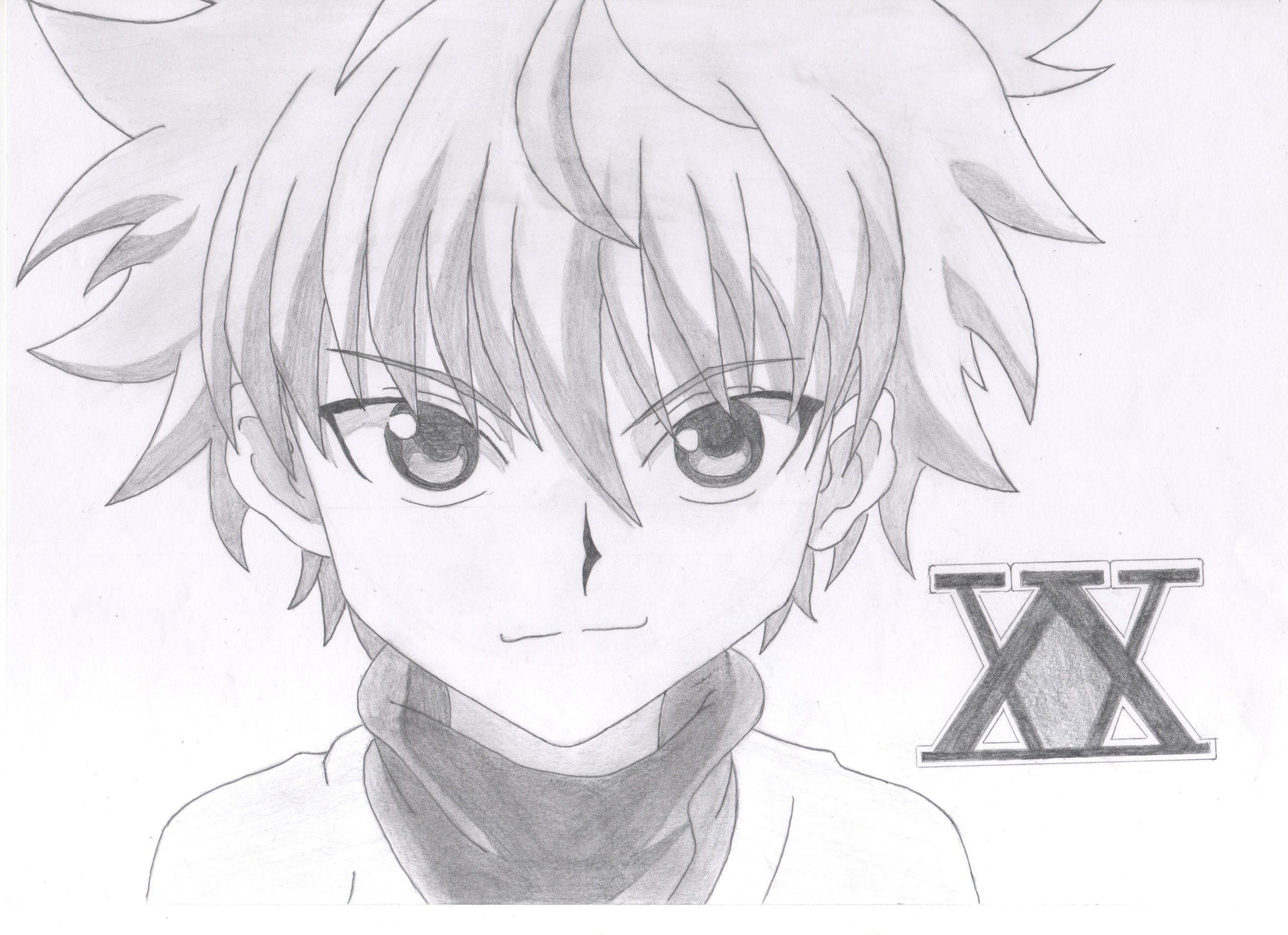 Killua hunter x hunter drawing