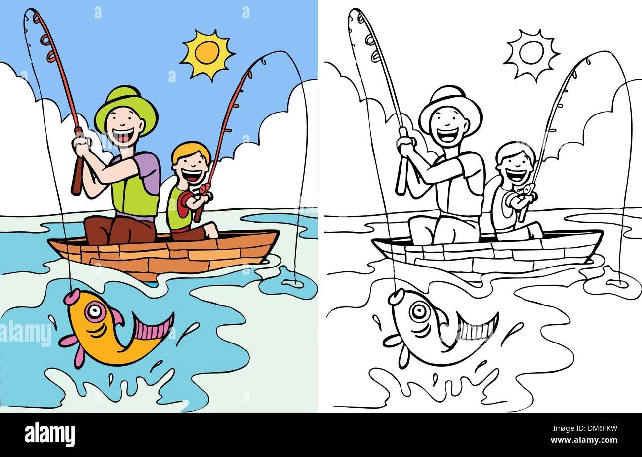 Рисунки для срисовки рыбалка