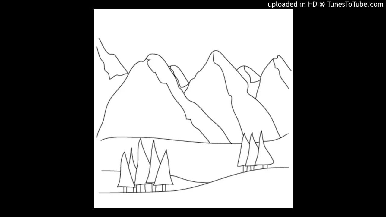 Рисунок красота гор окружающий мир. Горы карандашом. Горный пейзаж карандашом. Горы для рисования. Горный пейзаж простым карандашом.