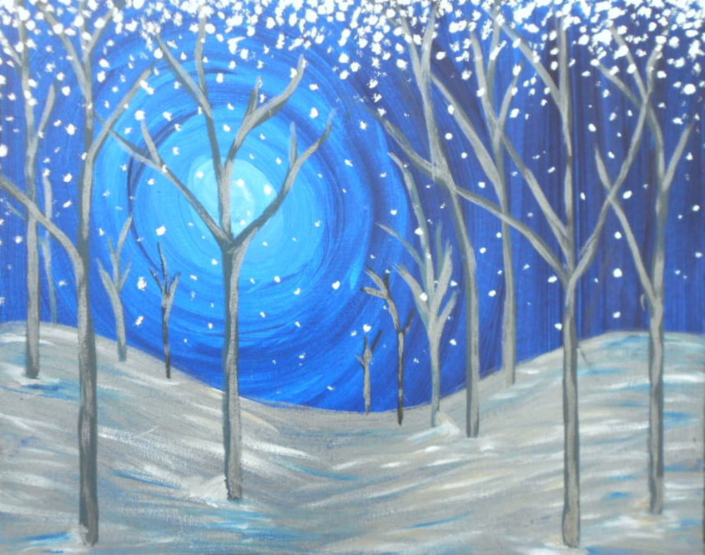 Рисование зима. Рисование зимний пейзаж. Рисование с детьми зима. Зимний пейзаж поэтапное рисование. Рисунок 1 снега