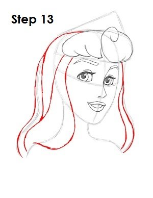 Спящая красавица эскиз