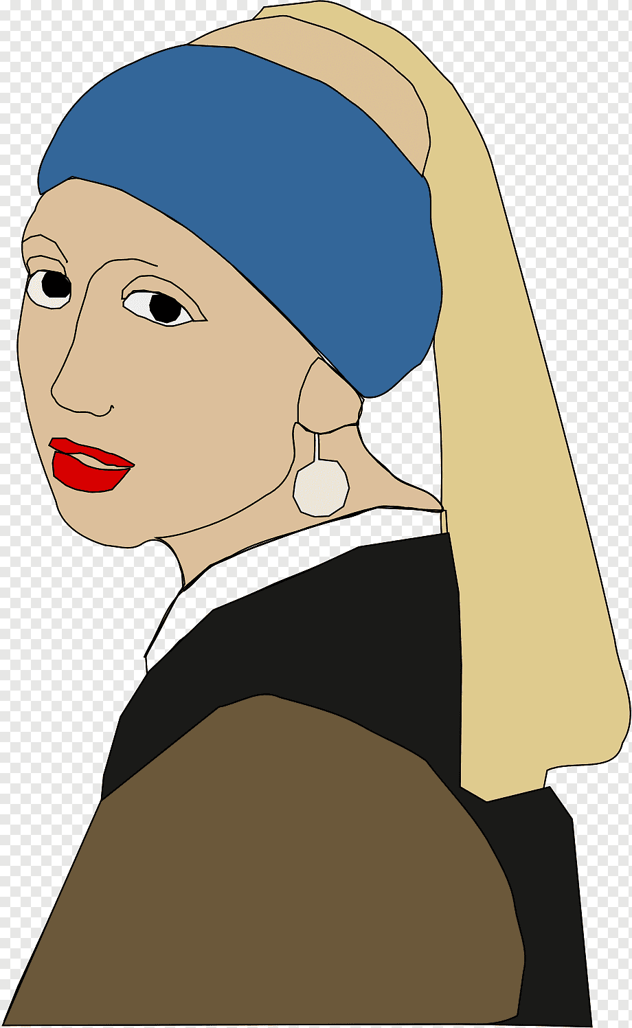 Женщина с жемчужной сережкой арт