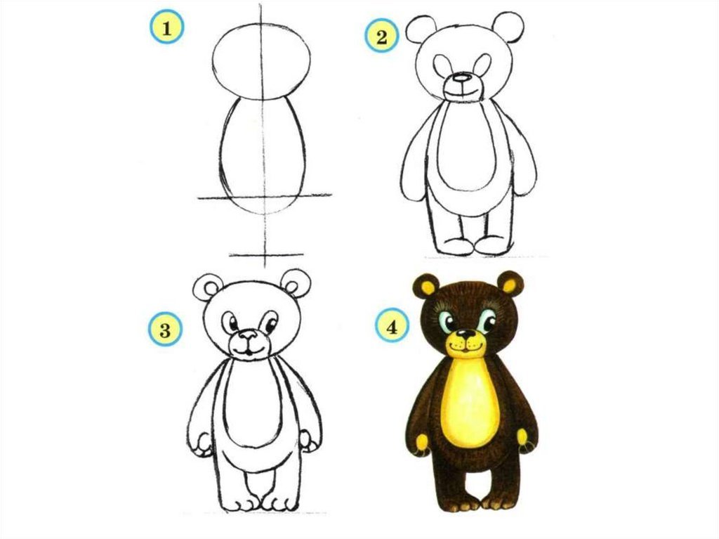 Поэтапное рисование сказок. Поэтапное рисование медведя для детей. Схема рисования медведя для детей. Этапы рисования медведя. Медведь рисунок карандашом.