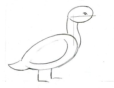 Рисование утка в подготовительной группе