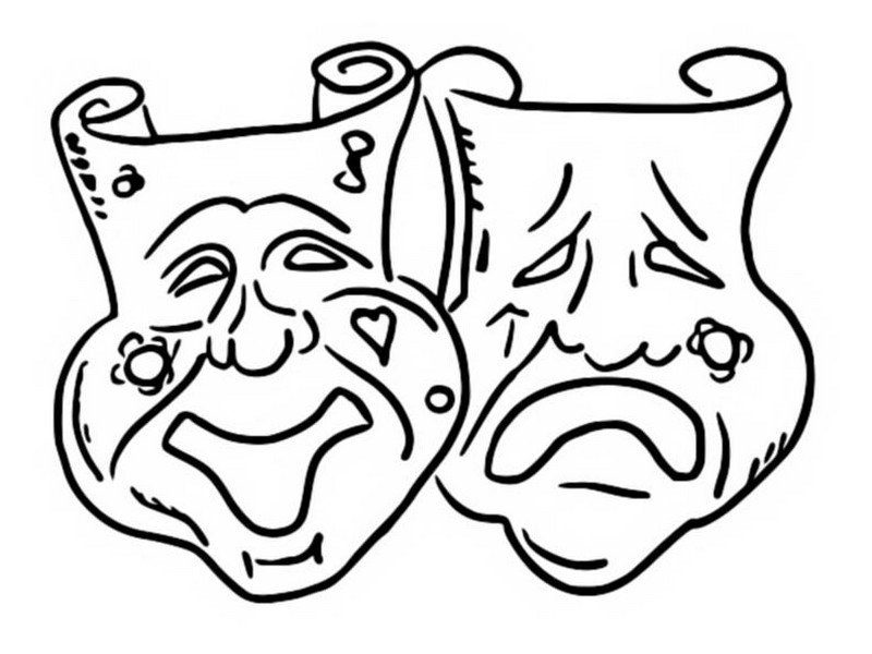 Рисование театральная маска в подготовительной. Театральные маски. Театральная маска раскраска. Театральная маска раскрасить. Рамка театральные маски.