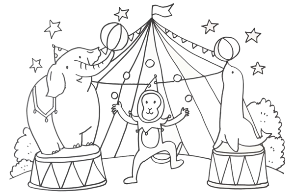 Нарисовать картинку цирк. Рисунок на тему цирк. Цирк раскраска для детей. Цирк рисунок для детей. Нарисовать цирк.
