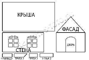 Пряничный домик схема