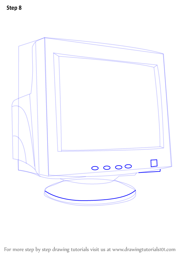 Draw4two рисовать на экране друга. Монитор нарисованный. Монитор карандашом. Срисовать компьютер и монитор. Нарисованный монитор компьютера.