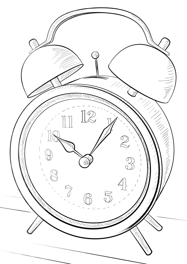 Часы рисунки