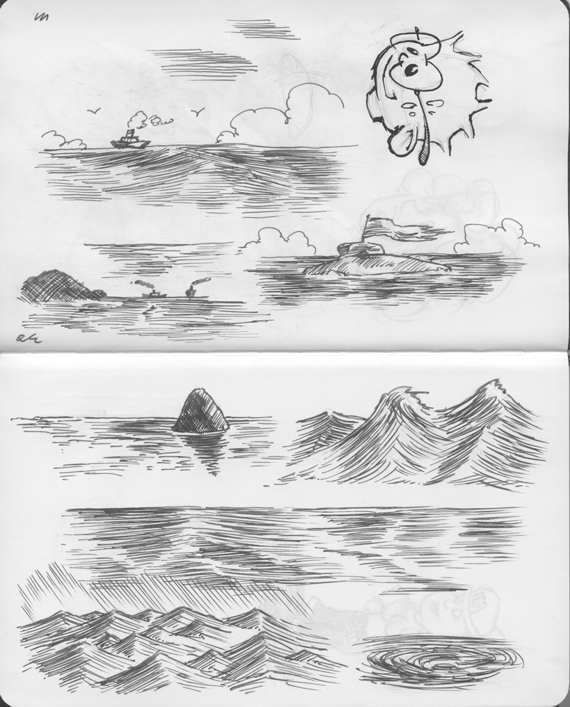 Море зарисовки
