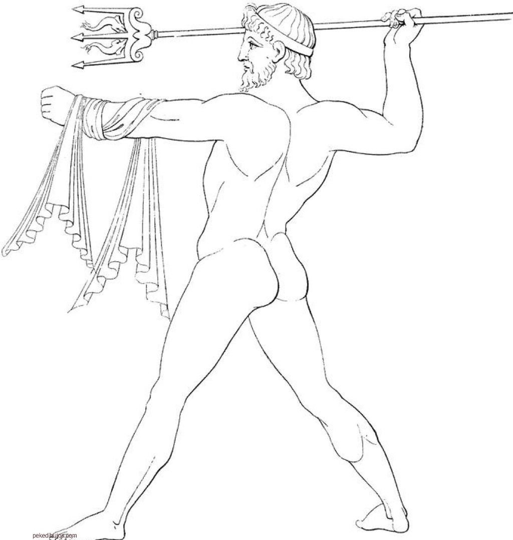 Древнегреческие олимпийцы раскраска