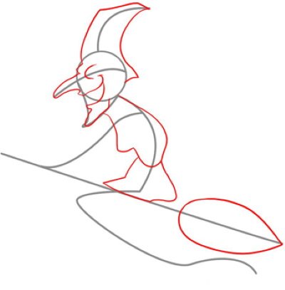 Как нарисовать ведьмочку легко