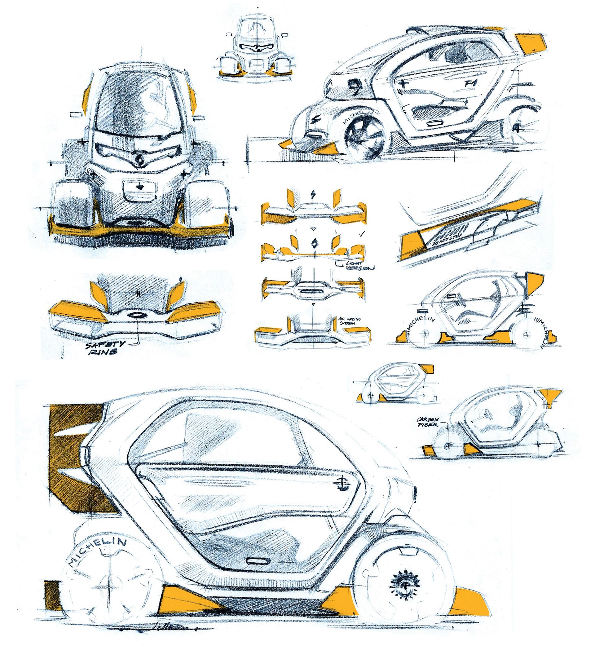 Renault Twizy f1 Sketch