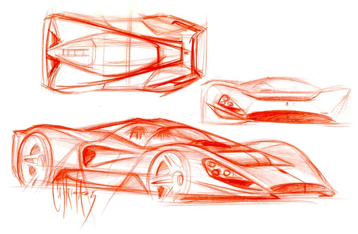 Уроки рисования гоночные машины