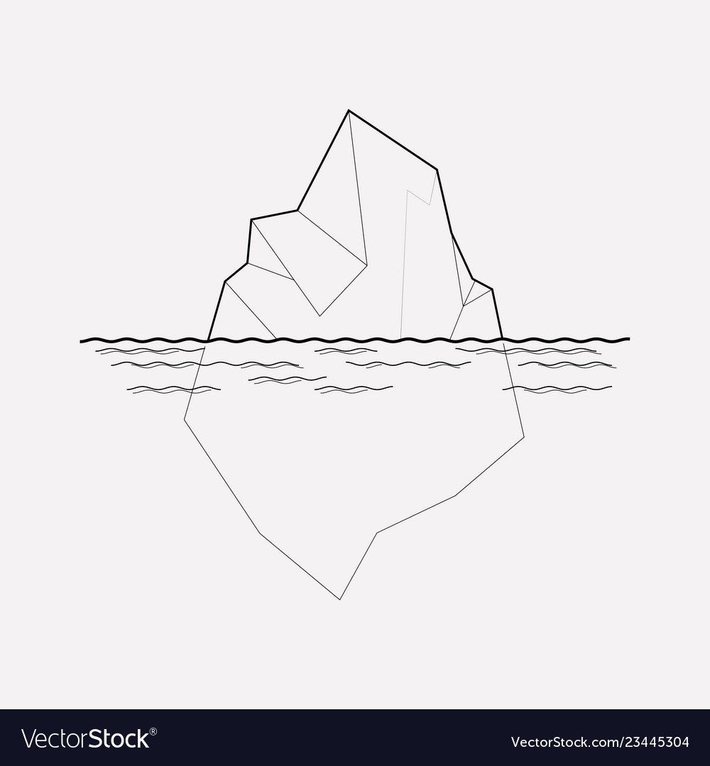 Айсберг карандашом