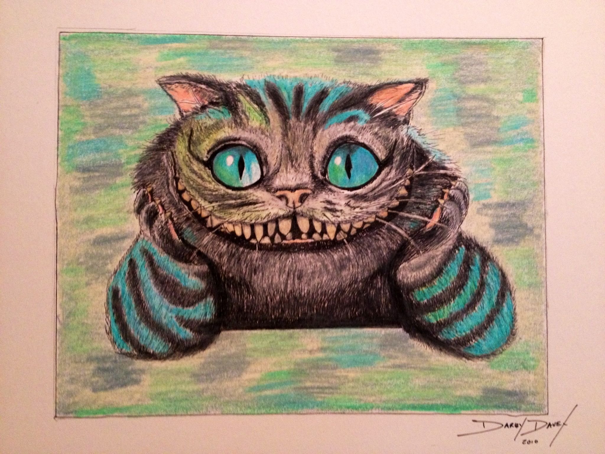 Чеширский кот картинки для срисовки
