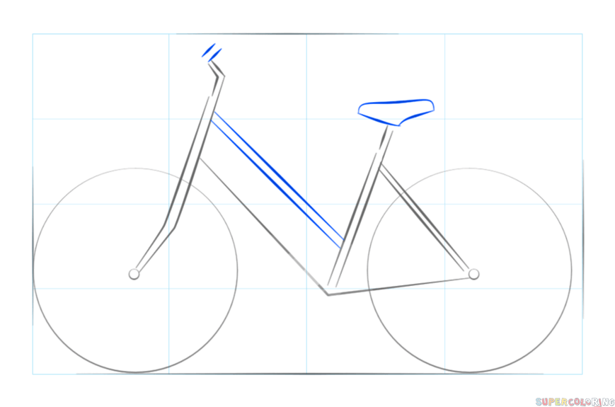 Как рисовать человека на велосипеде поэтапно