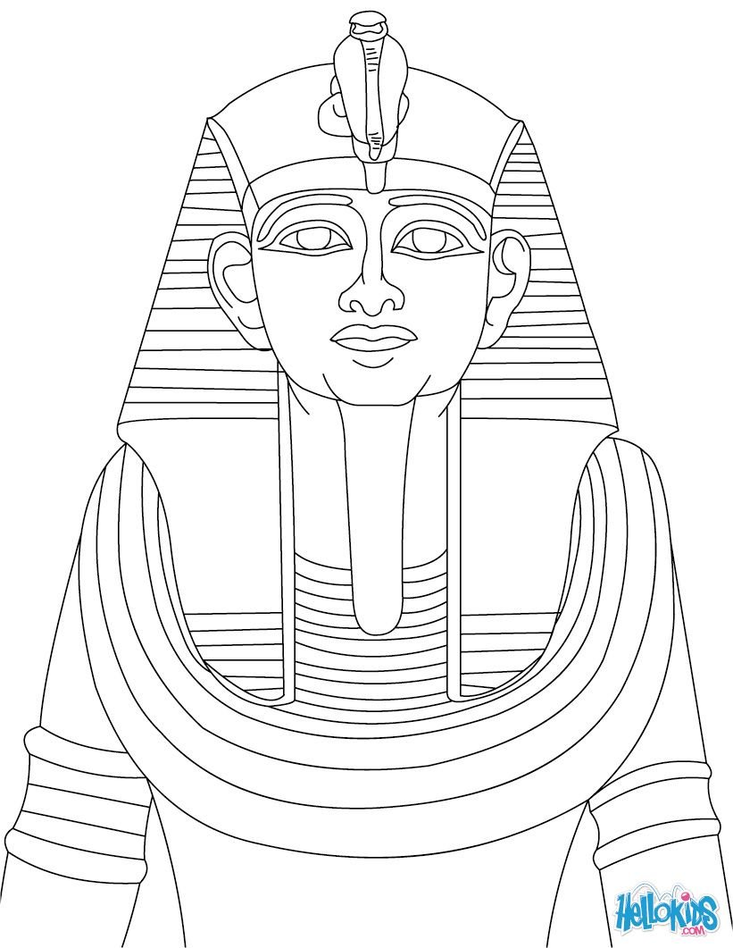 Фараон Тутанхамон рисунок 5 класс
