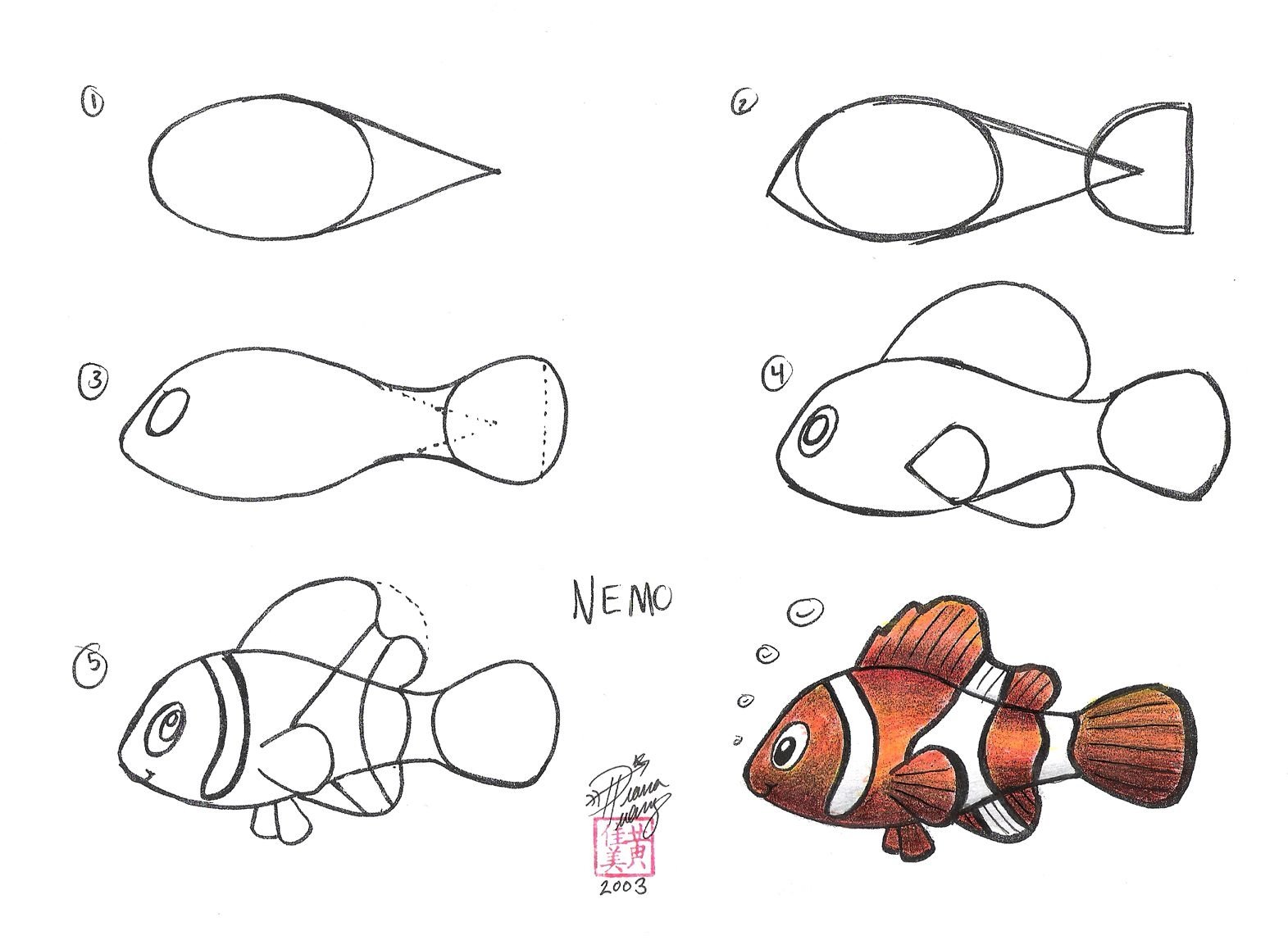 Нарисовать рыбку картинки. Рыба клоун поэтапное рисование. Рыба клоун рисунок поэтапно. Поэтапное рисование рыбы для детей. Поэтапное рисование рыбки.