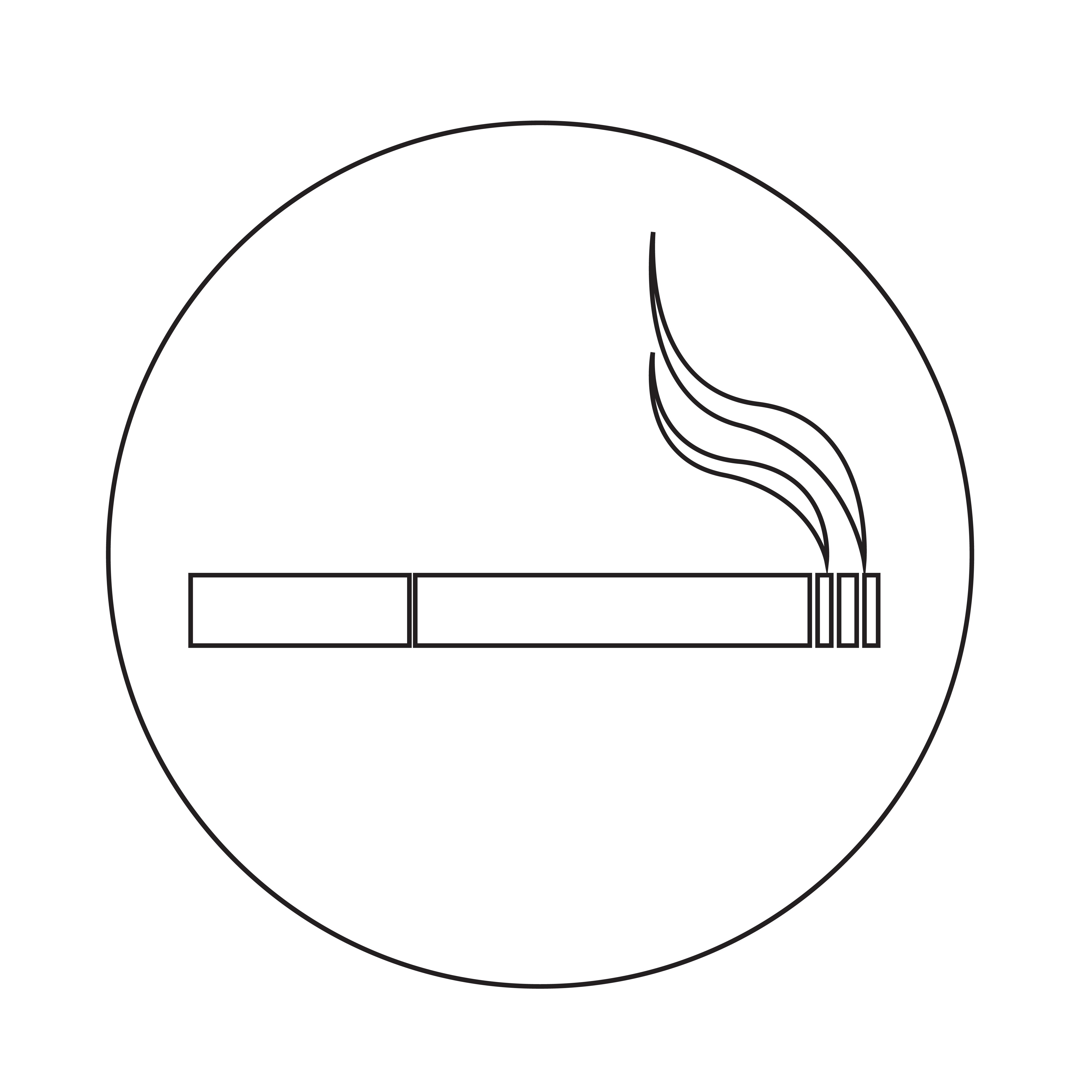 Значок сигареты