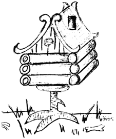 Избушка на курьих ножках рисунок