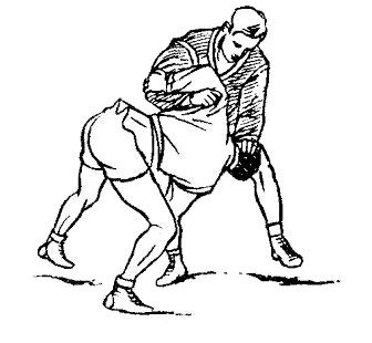 Броски самбо черно белые