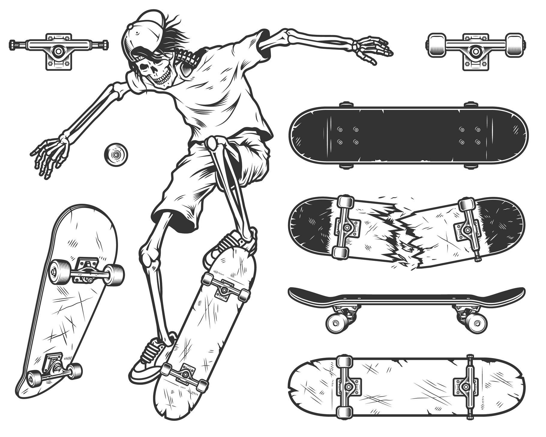 Строение скейтборда