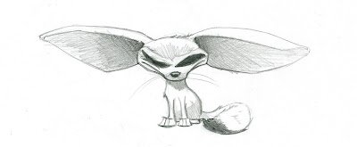 Фенек раскраска для детей