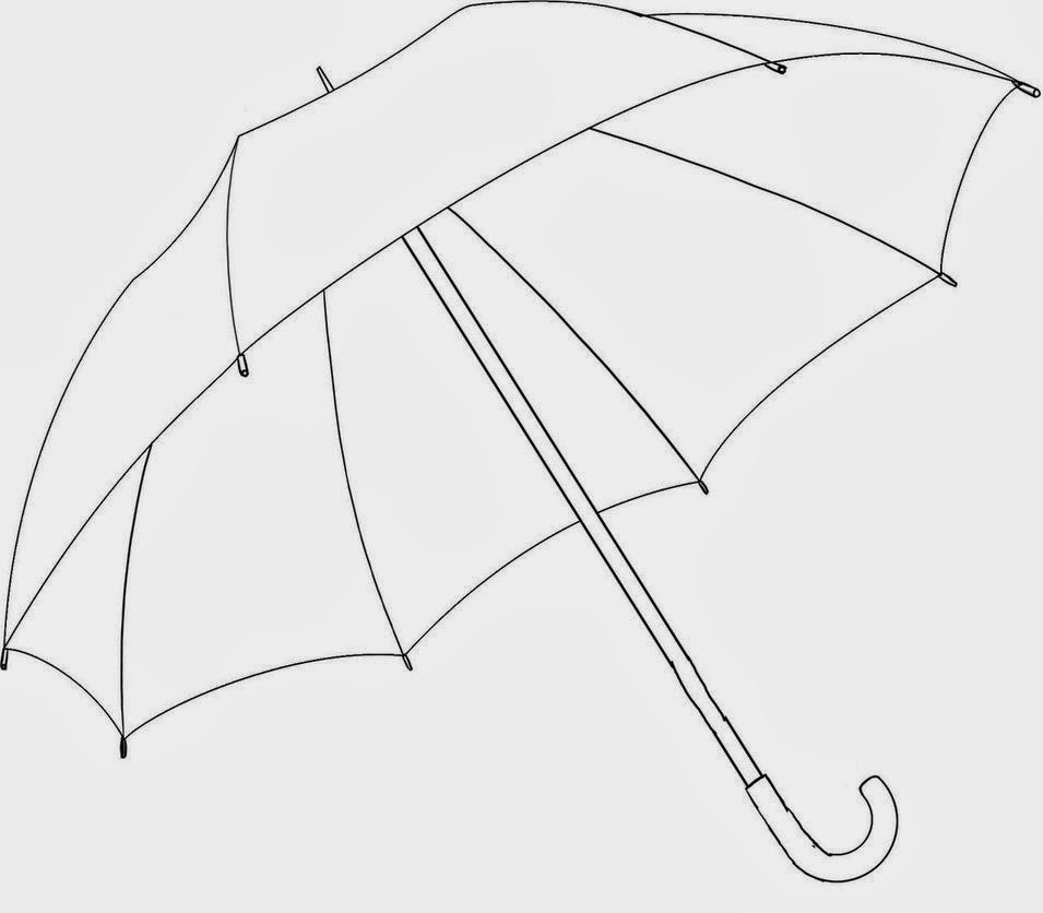 Рисование зонт