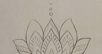 Идеи для срисовки цветок лотос (90 фото)