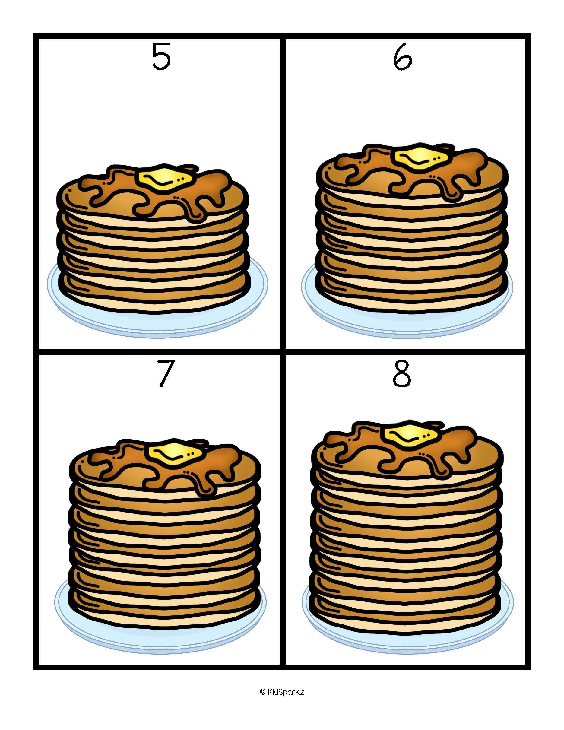 Pancakes Worksheet