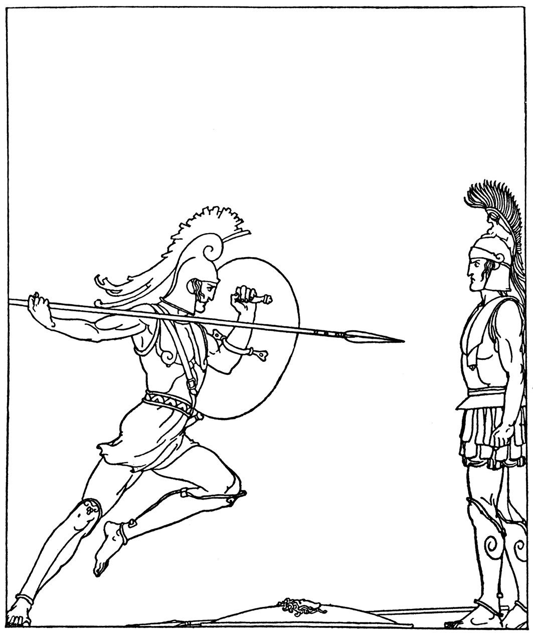 Рисунки к поэмам Гомера Илиада и Одиссея