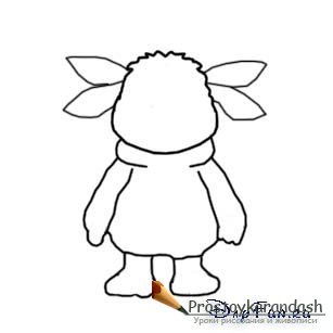 Рисунок Лунтика карандашом легко