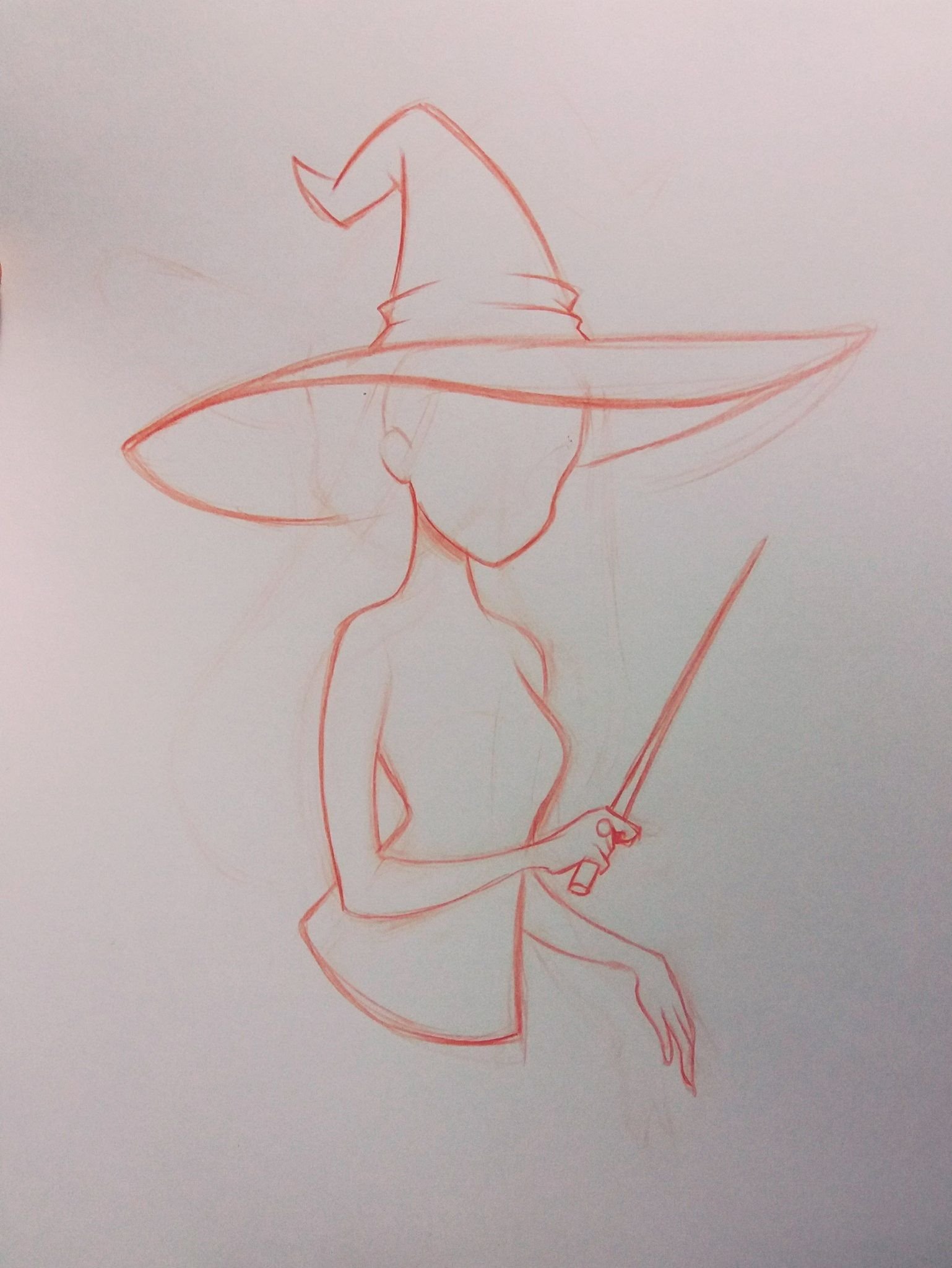 Позы для рисования ведьмочки