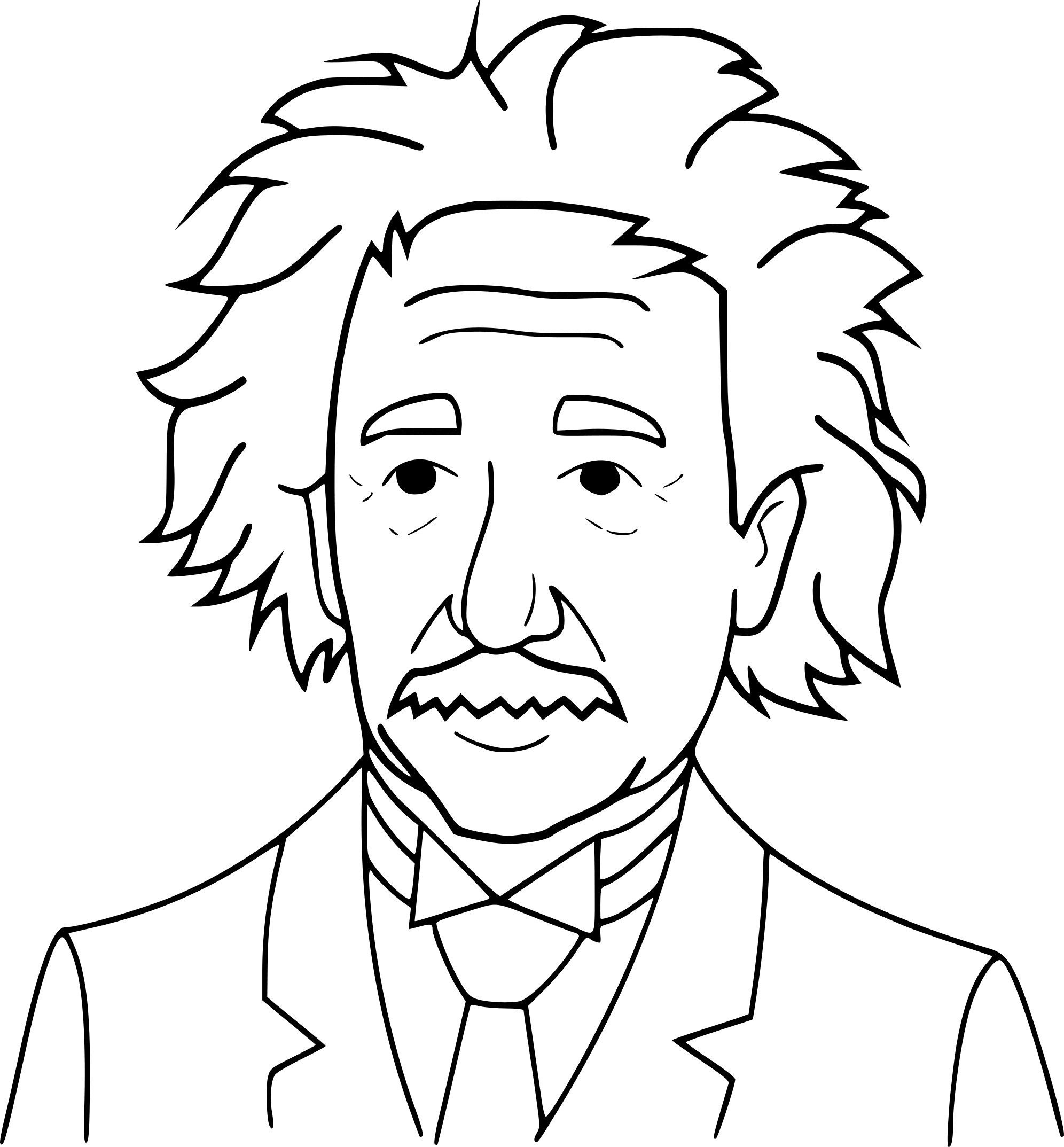Эйнштейн портрет лёгкий