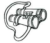 Бинокль раскраска