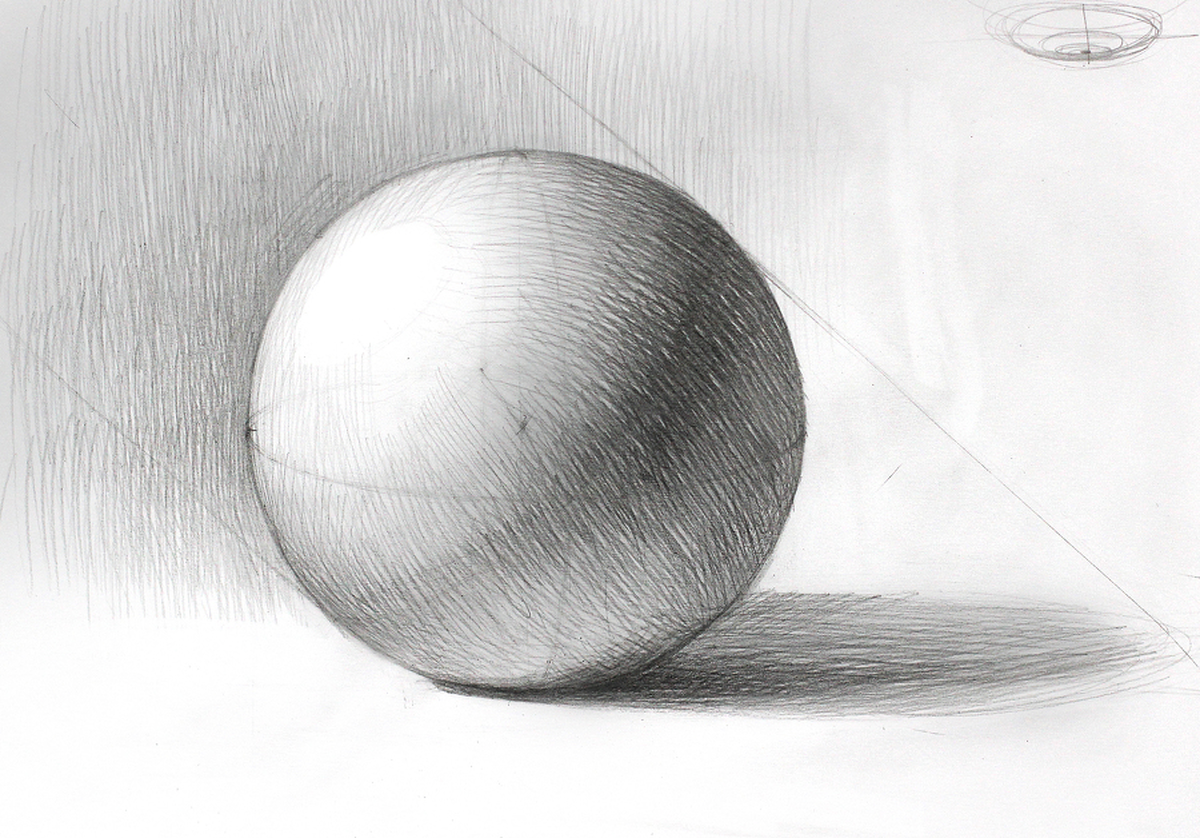 Рисунок шара на плоскости